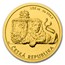 2017 Niue 1/25 oz Gold Czech Lion BU