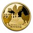 2017 Niue 1 oz Gold $250 Lunar Rooster BU