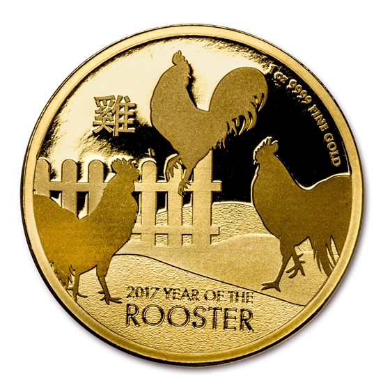 2017 Niue 1 oz Gold $250 Lunar Rooster BU 2017 Niue 1 oz Gold $250 Lunar Rooster BU