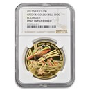 2017 Niue 1 oz Proof Gold Bell Frog PF-69 NGC UCAM