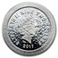 2017 Niue 1 oz Silver $2 Athenian Owl Stackable Coin