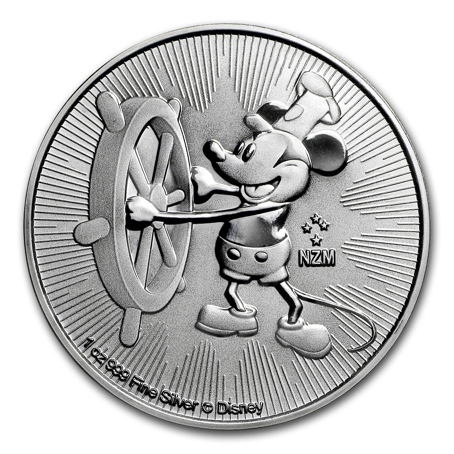Buy 2017 Niue 1 oz Silver $2 Disney Steamboat Willie BU | APMEX