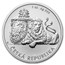 2017 Niue 1 oz Silver Czech Lion BU