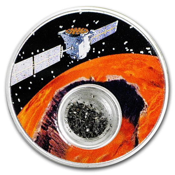2017 Niue 1 oz Silver Moon Landing Anniversary: Mission to Mars 2017 Niue 1 oz Silver Moon Landing Anniversary: Mission to Mars