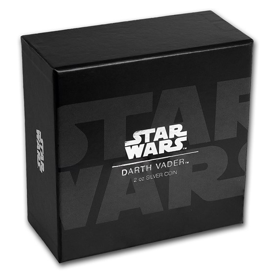 darth vader 2 oz silver coin