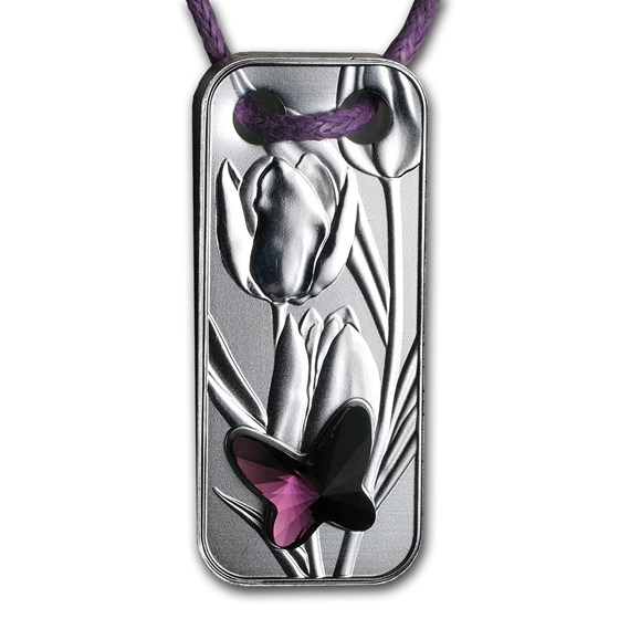 2017 Niue Silver Butterfly Coin Pendant 2017 Niue Silver Butterfly Coin Pendant