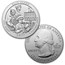 2017-P 5-Coin 5 oz Silver Burnished ATB Set (w/Box & COA)
