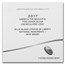 2017-P 5 oz Silver ATB Ellis Island (w/Box & COA)