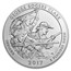 2017-P 5 oz Silver ATB George Rogers Clark SP-70 NGC (ER)