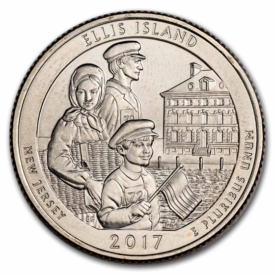 2017-P ATB Quarter Ellis Island National Monument BU 2017-P ATB Quarter Ellis Island National Monument BU