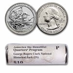 2017-P ATB Quarter George Rogers Clark Park 40-Coin Roll BU