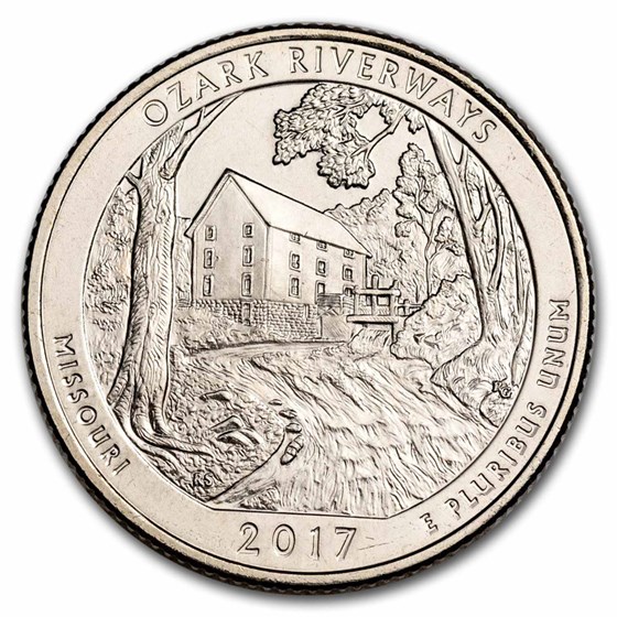 2017-P ATB Quarter Ozark National Scenic Riverways BU 2017-P ATB Quarter Ozark National Scenic Riverways BU