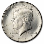 2017-P Kennedy Half Dollar 20-Coin Roll BU (Mint Wrapped)