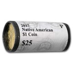 2017-P Native Amer $1 - Sequoyah (25 Coin Mint Roll) BU