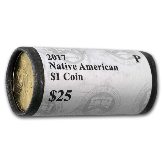 2017-P Native Amer $1 - Sequoyah (25 Coin Mint Roll) BU 2017-P Native Amer $1 - Sequoyah (25 Coin Mint Roll) BU