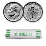 2017-P Roosevelt Dime 50-Coin Roll BU