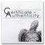 2017 Palau 45 gram Silver Antique Finish Sea Turtle