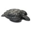 2017 Palau 45 gram Silver Antique Finish Sea Turtle