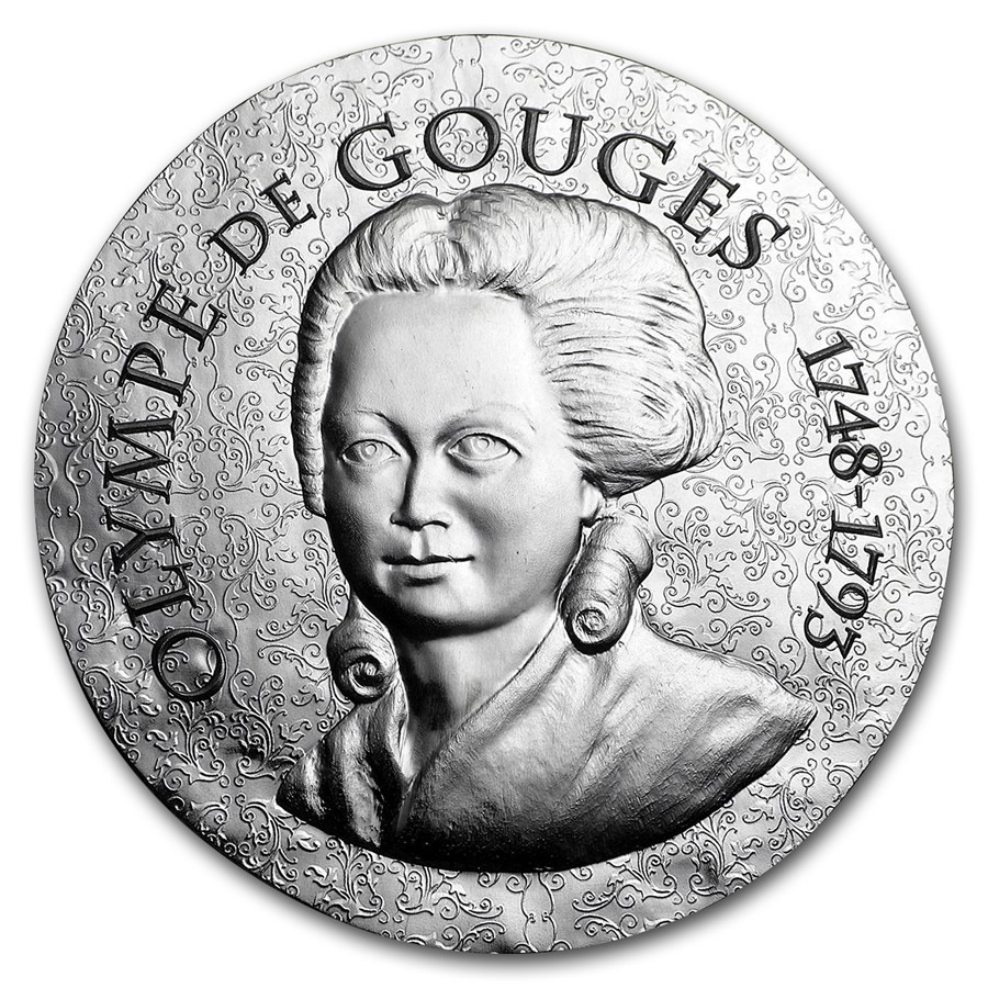 2017 Proof Silver €10 Women of France (Olympe de Gouges)