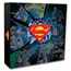 2017 RCM 10 oz Silver $100 DC Comics Originals: Superman's Shield