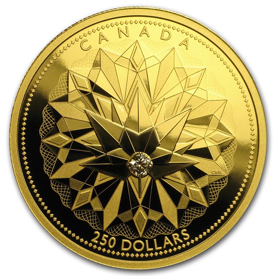 2017 RCM 2 oz Gold $250 Celebrating Canadian Brilliance Diamond 2017 RCM 2 oz Gold $250 Celebrating Canadian Brilliance Diamond