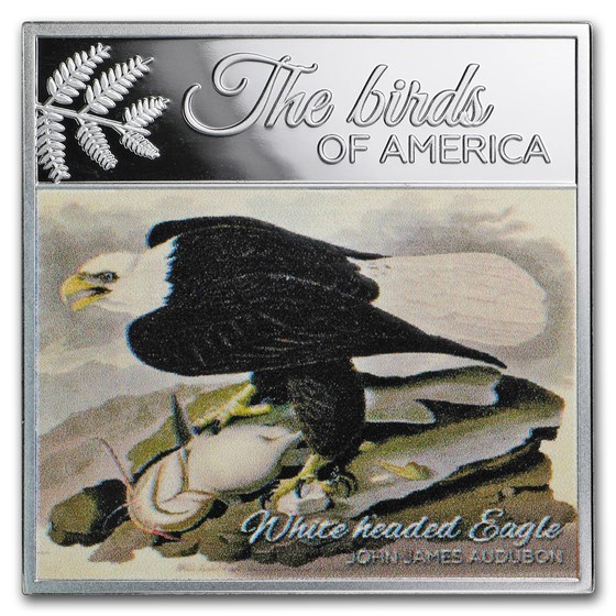 2017 Rep. of Cameroon Silver The Birds of America (Eagle) 2017 Rep. of Cameroon Silver The Birds of America (Eagle)