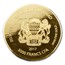 2017 Republic of Chad 1 oz Gold King Tut (Certi-Lock)