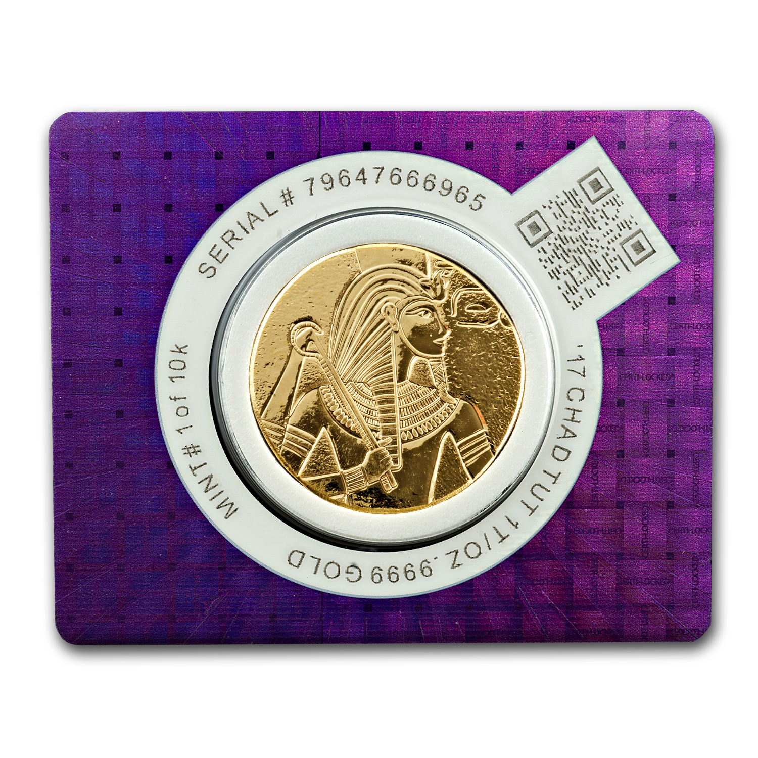 Buy 2017 Republic of Chad 1 oz Gold King Tut (Certi-Lock) | APMEX