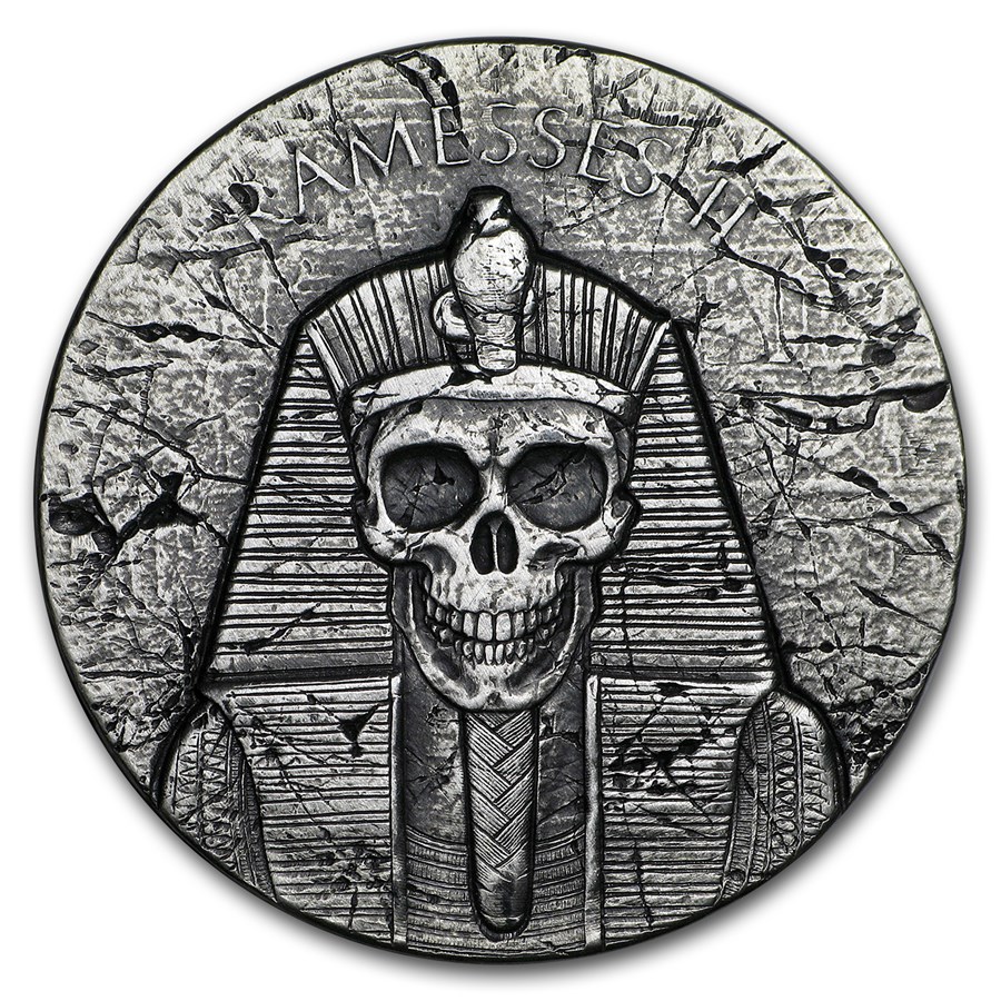 2017 Republic of Chad 2 oz Silver Ramesses After Life