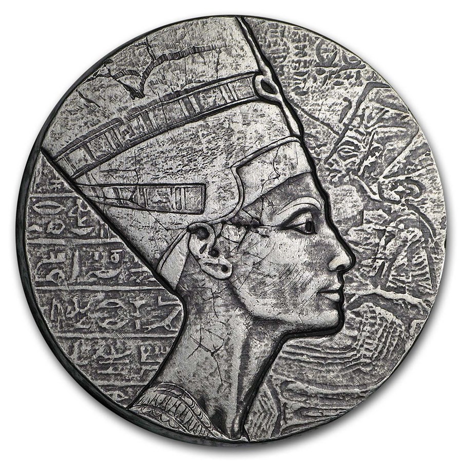 2017 Republic of Chad 5 oz Silver Queen Nefertiti