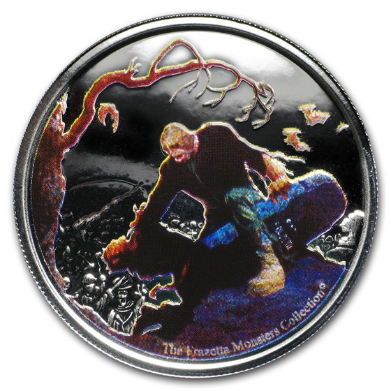 2017 Republic of Ghana 1 oz Silver Proof Beyond the Grave 2017 Republic of Ghana 1 oz Silver Proof Beyond the Grave