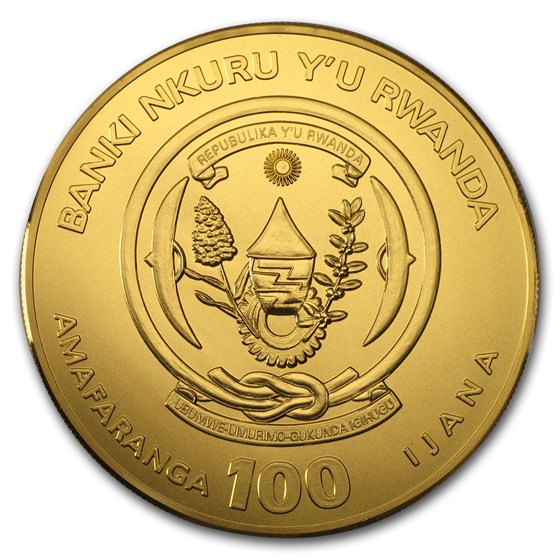 Buy 2017 Rwanda 1 oz Gold Lunar Year of the Rooster BU | APMEX