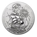 2017 Rwanda 1 oz Silver Nautical Ounce Santa Maria BU