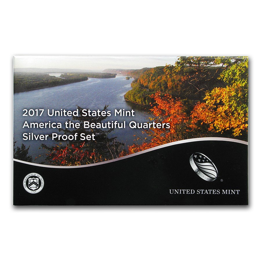 2017-S America the Beautiful Quarters Silver Proof Set