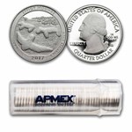 2017-S ATB Quarter Effigy Mounds 40-Coin Roll Proof (Silver)