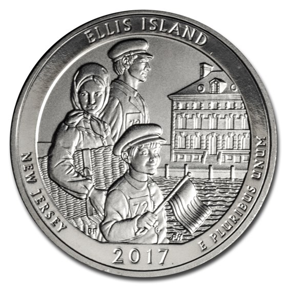 2017-S ATB Quarter Ellis Island Monument BU (Enhanced Finish) 2017-S ATB Quarter Ellis Island Monument BU (Enhanced Finish)