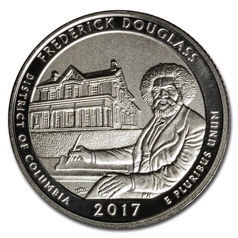 2017-S ATB Quarter Frederick Douglas BU (Enhanced Finish)
