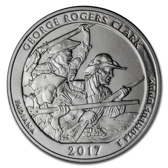 2017-S ATB Quarter George Rogers Clark BU (Enhanced Finish) 2017-S ATB Quarter George Rogers Clark BU (Enhanced Finish)