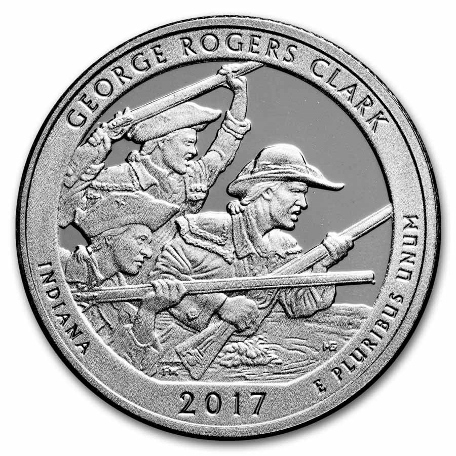 2017-S ATB Quarter George Rogers Clark Gem Proof