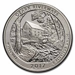 2017-S ATB Quarter Ozark Riverways 40-Coin Roll Proof (Silver)