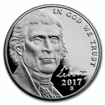 2017-S Jefferson Nickel 40-Coin Roll Proof