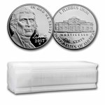2017-S Jefferson Nickel 40-Coin Roll Proof
