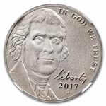 2017-S Jefferson Nickel BU SP-70 ER (Enhanced Finish)