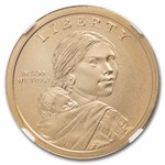 2017-S Native Amer $1 - Sequoyah BU SP-70 ER NGC(Enhanced Finish)
