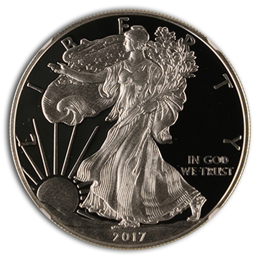 2017-S Proof American Silver Eagle PF-70 NGC