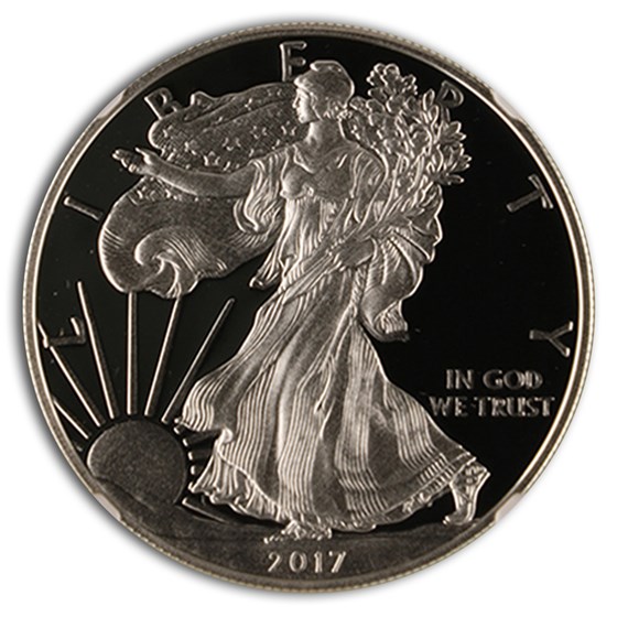 2017-S Proof American Silver Eagle PF-70 NGC 2017-S Proof American Silver Eagle PF-70 NGC