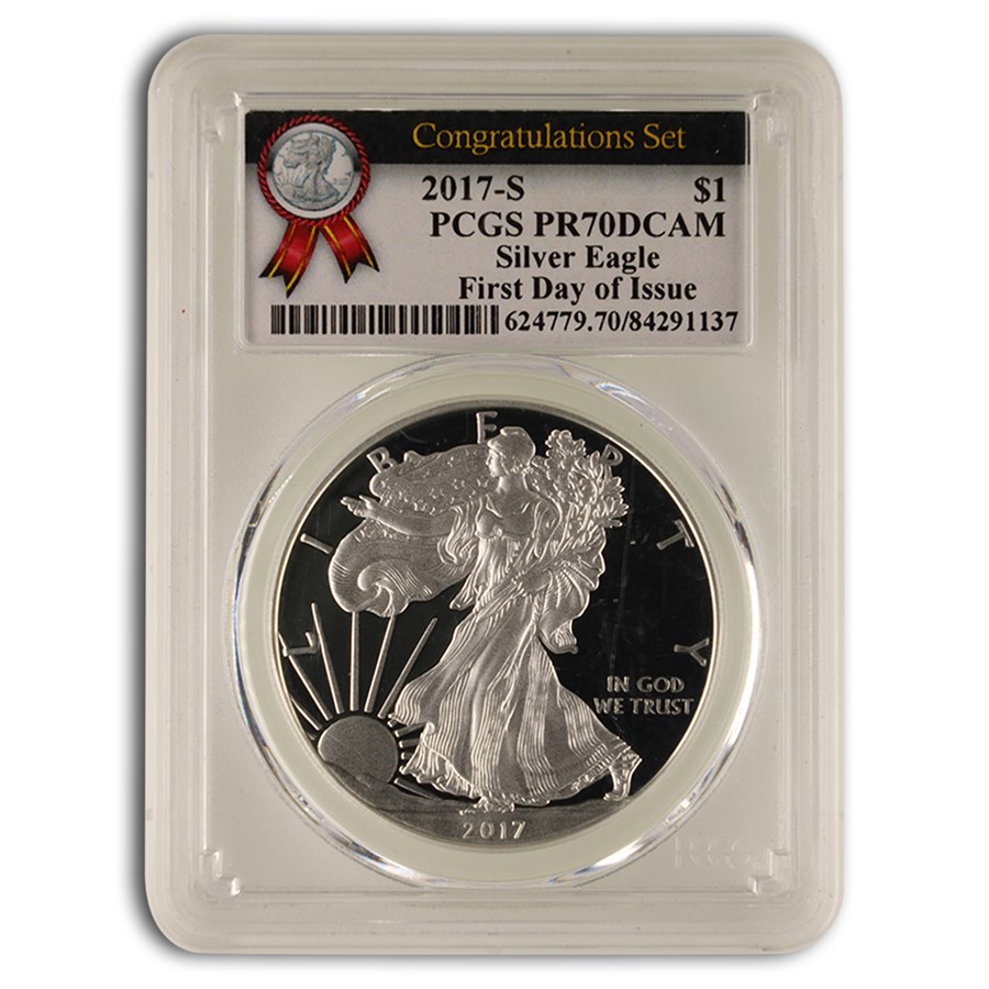 2017-S Proof American Silver Eagle PR-70 PCGS (FDI)