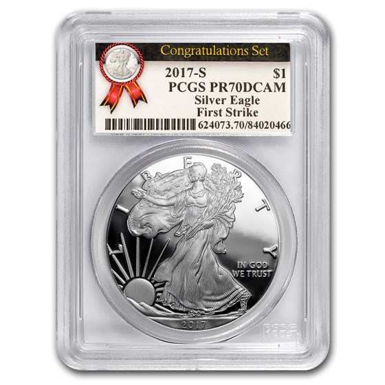 2017-S Proof American Silver Eagle PR-70 PCGS (FirstStrike®)