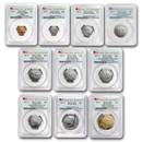 2017-S U.S. Mint Enhanced Uncirculated Coin Set SP-70 PCGS (FDI)