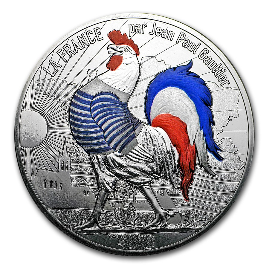 Buy 2017 Silver €50 Jean Paul Gaultier (Marinière) APMEX